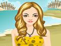 Beach Girl Dress Up Icon