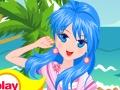 Comic Beach Girl Icon