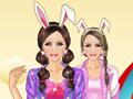 Easter Bunny Girl Dress Up Icon