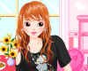 Fancy Girls Dress Up Icon