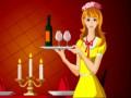 Stylish Waitress Icon